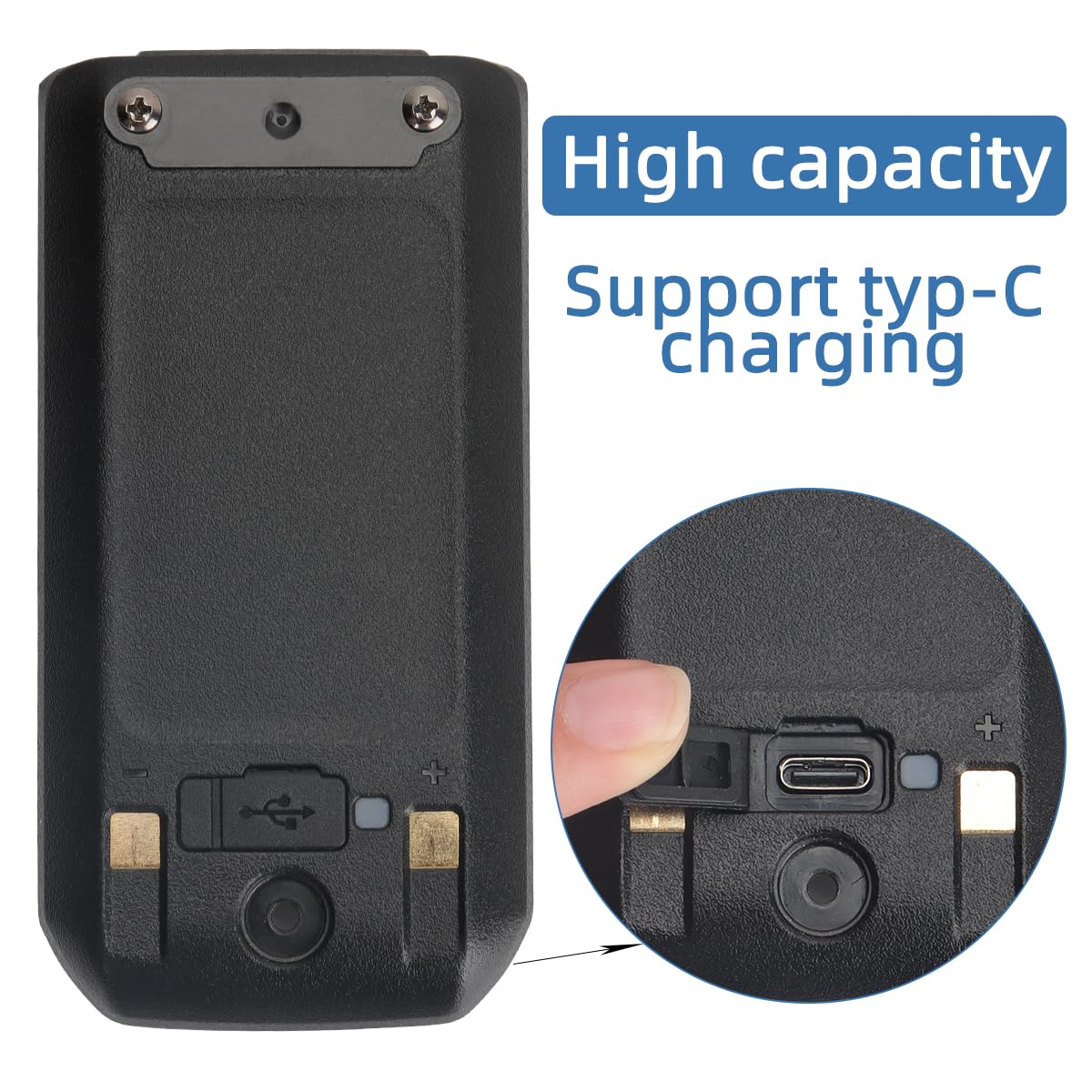 Original BAOFENG UV-21R Li-ion Battery Pack - High Capacity Replacement Battery for UV-21R/UV-21 PRO/GM21 Two-Way Radios - Perfect for Outdoor Adventures, Construction Sites & Emergency Communication