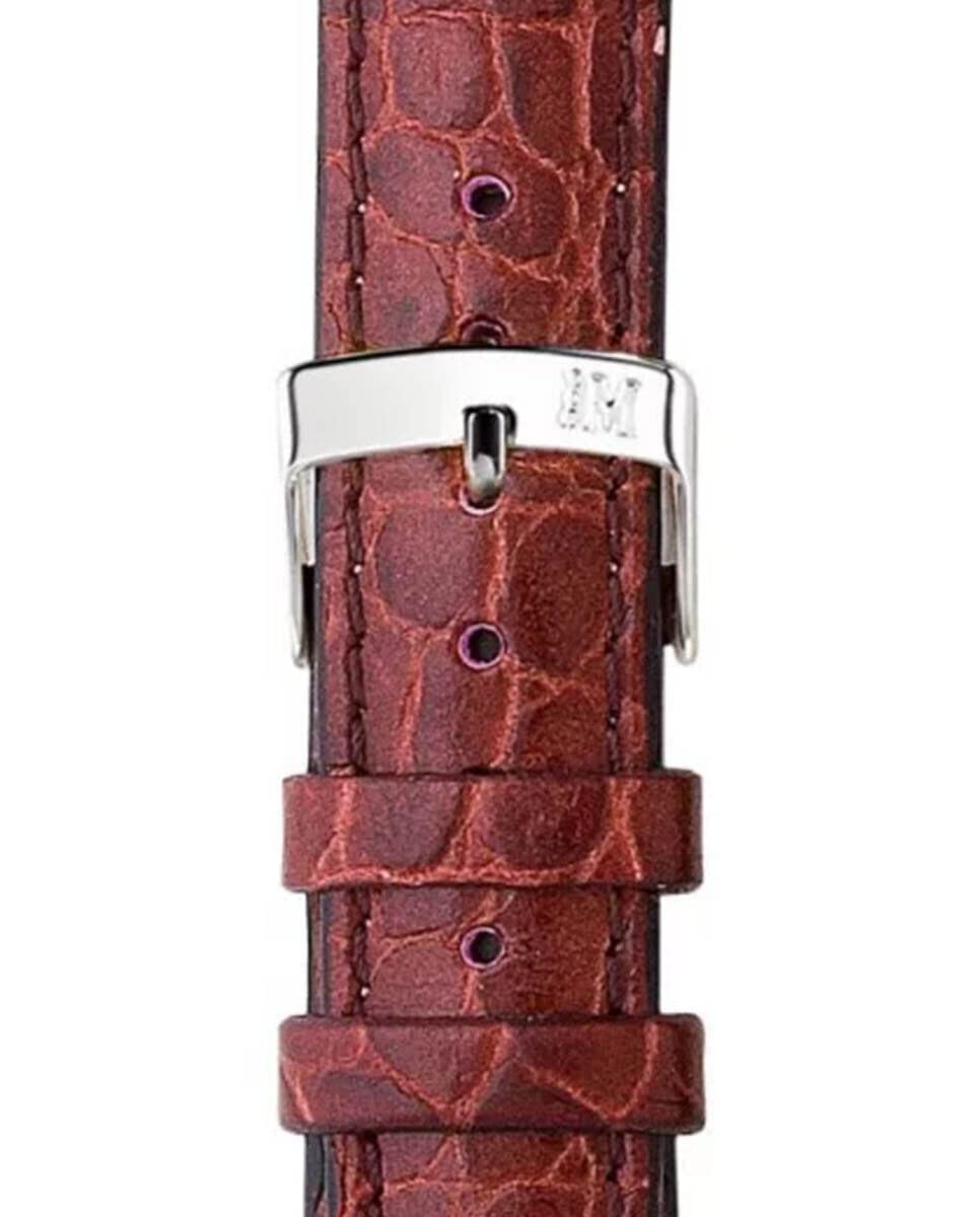 Liverpool Genuine Calf Leather Watch Strap - Stainless Steel Buckle for Men's Watches