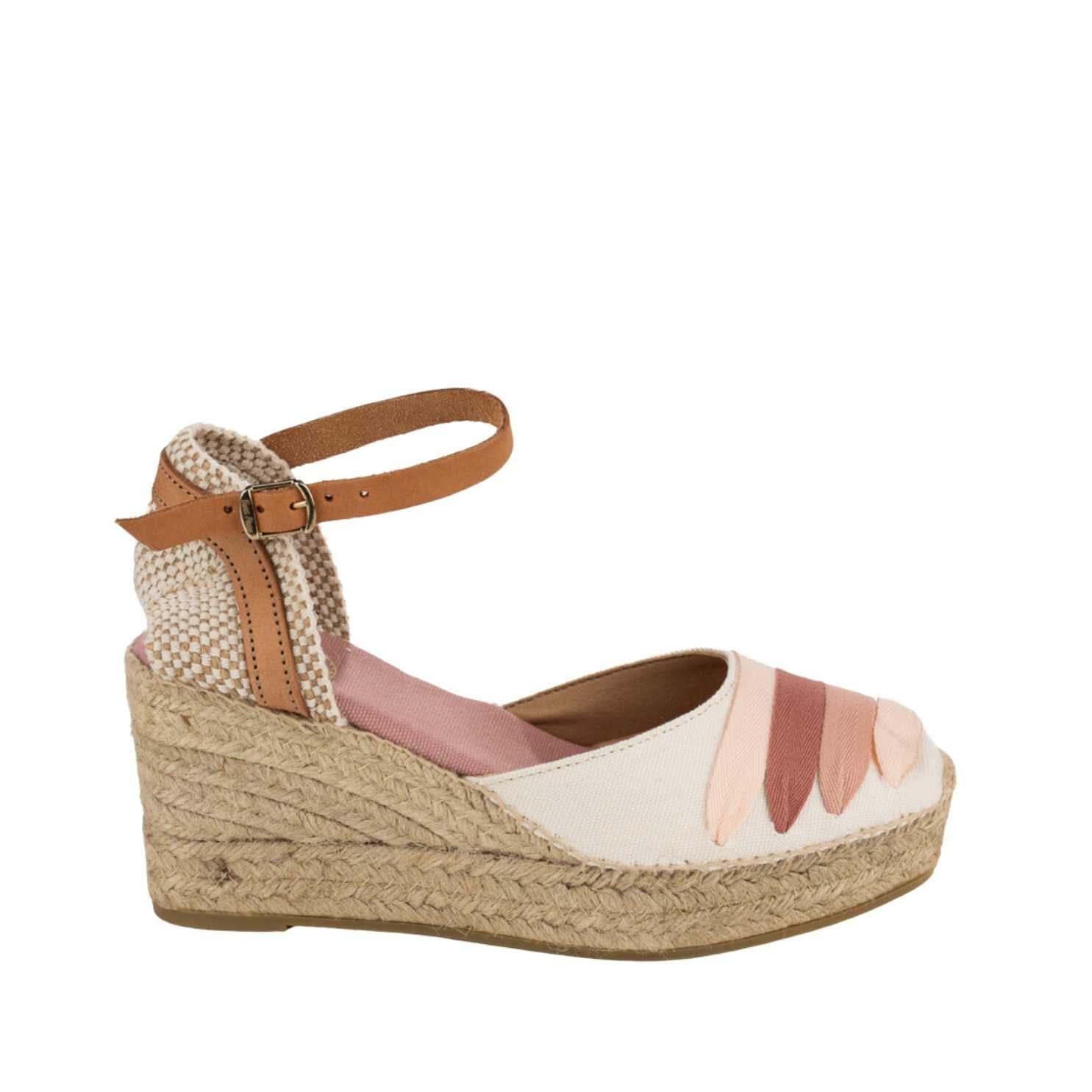 Women's Multicolor Cotton Blend Espadrilles - Comfortable Summer Slip-On Shoes for Beach, Vacation & Casual Wear - Lola CM