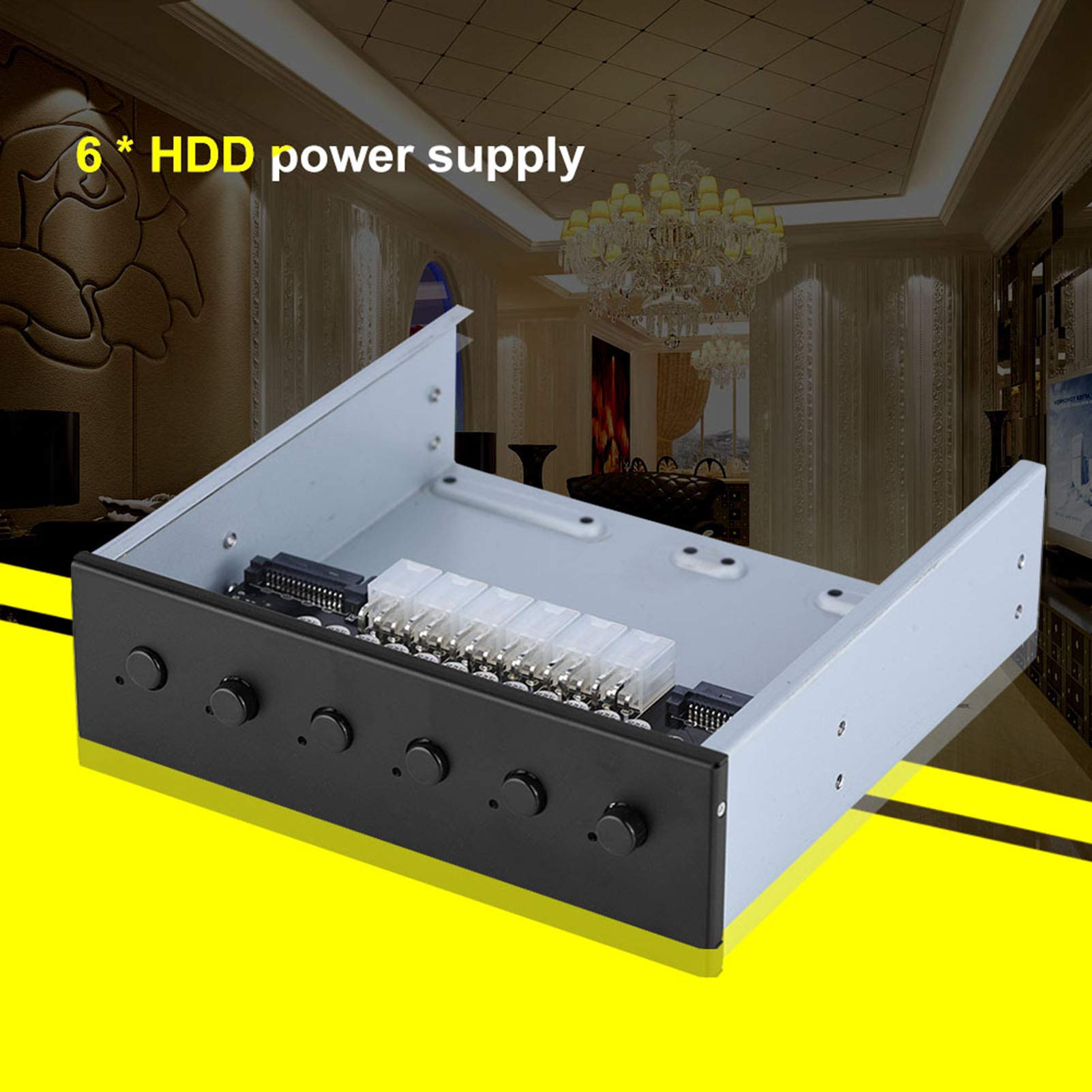 HDD Power Controller Switch for Desktop PC & Laptop - Hard Disk Drive Power On/Off Switch | Perfect for DIY Computer Builds, Server Maintenance & Data Backup Systems