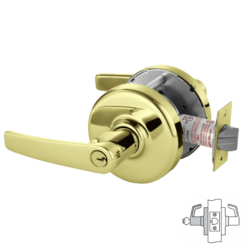 Corbin Russwin CLX3357 AZD Cylindrical Lock - Storeroom & Closet Function with Multiple Core Options | Secure Commercial & Residential Doors