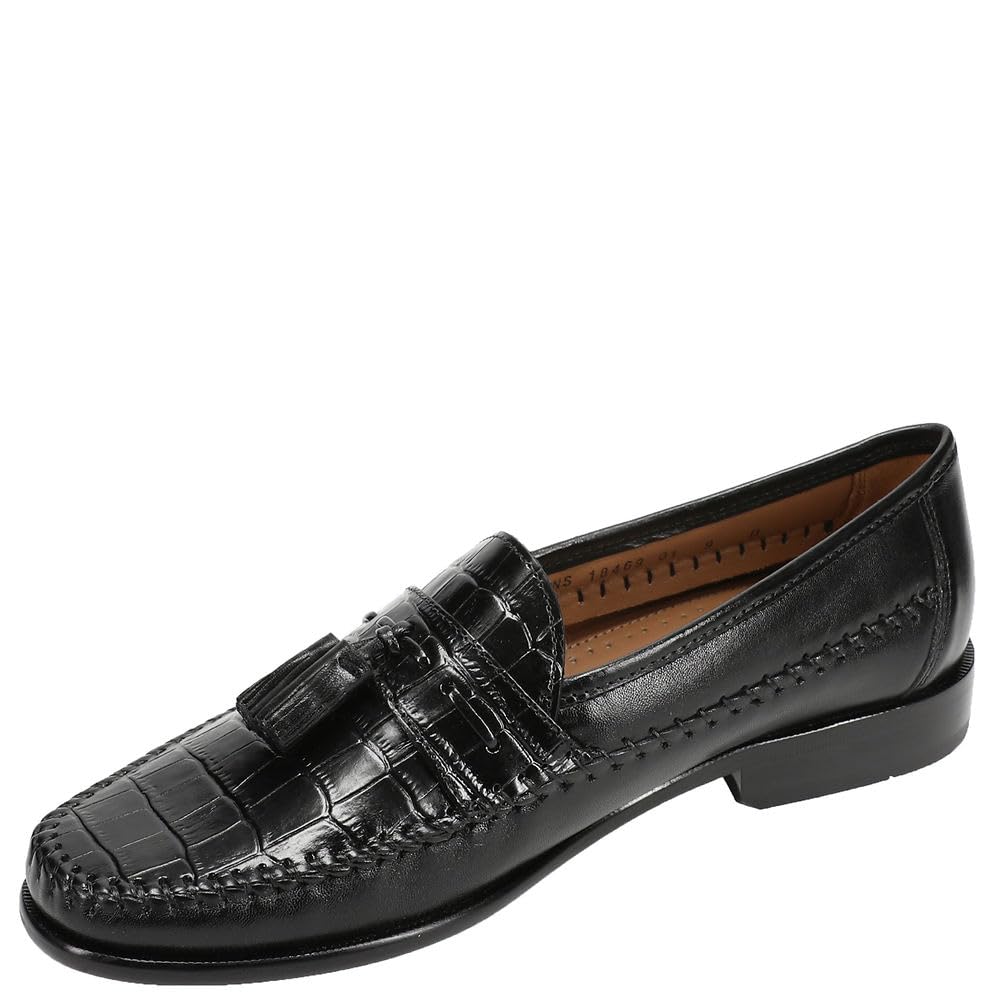 Florsheim Men's Pisa Tassel Loafers - Classic Leather Dress Shoes for Business & Formal Occasions | Comfortable Slip-On Shoes for Office, Weddings & Professional Events