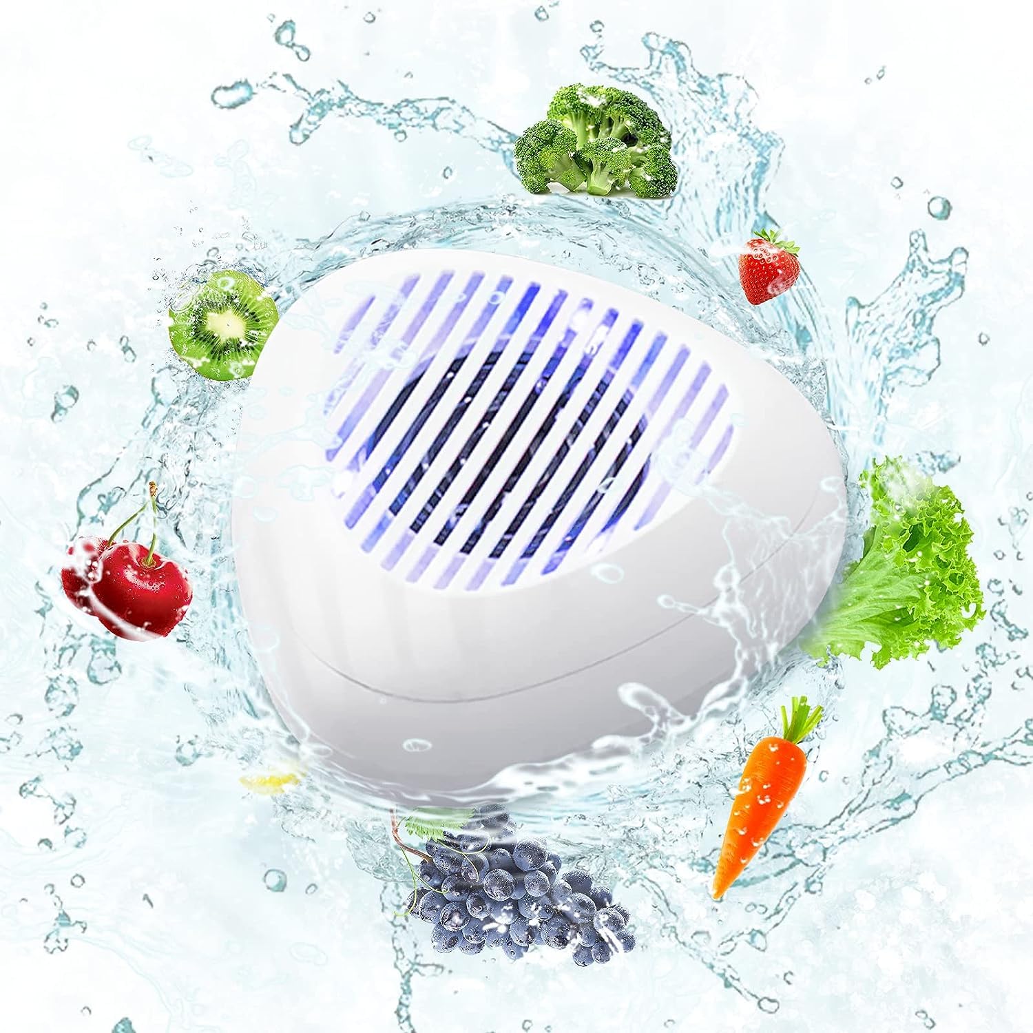 Best Fruit and Vegetable Washing Machine - Deep Cleaning Food Cleaner Device for Fruits, Vegetables & Seafood | Extends Shelf Life | Perfect for Home Kitchen, Restaurant & Organic Food Prep