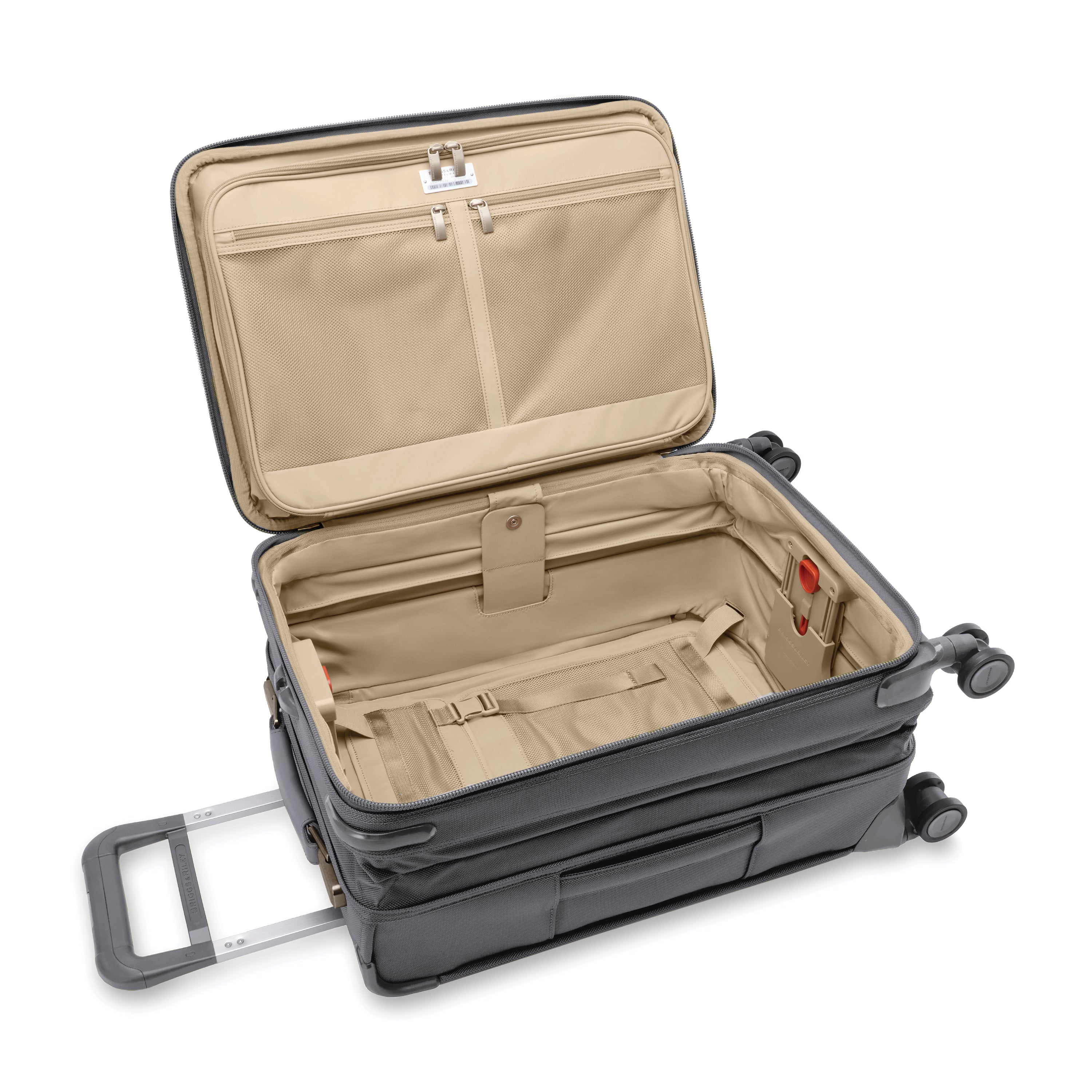 Briggs & Riley Baseline Essential Carry On Spinner Luggage - Lightweight Expandable Suitcase for Business Travel & Weekend Getaways | TSA Lock & Durable Polycarbonate Shell