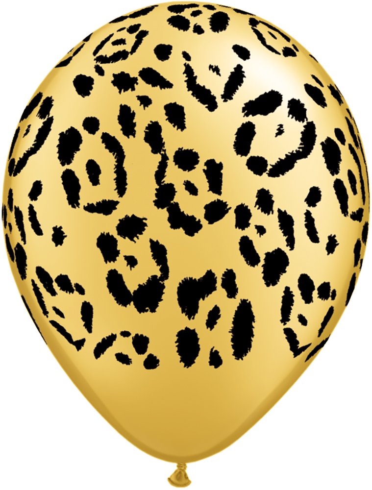 Qualatex 11 Inch Safari Themed Latex Balloons - Perfect for Jungle Parties, Baby Showers & Safari Birthday Decorations