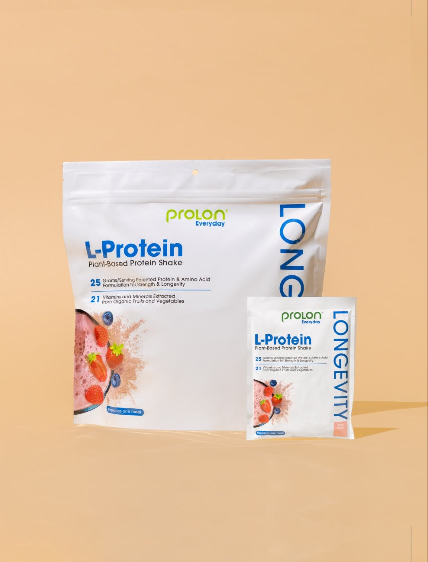 Prolon Life L Protein Powder - Premium Plant-Based Protein for Muscle Recovery & Weight Management | Ideal for Smoothies, Shakes & Post-Workout Nutrition