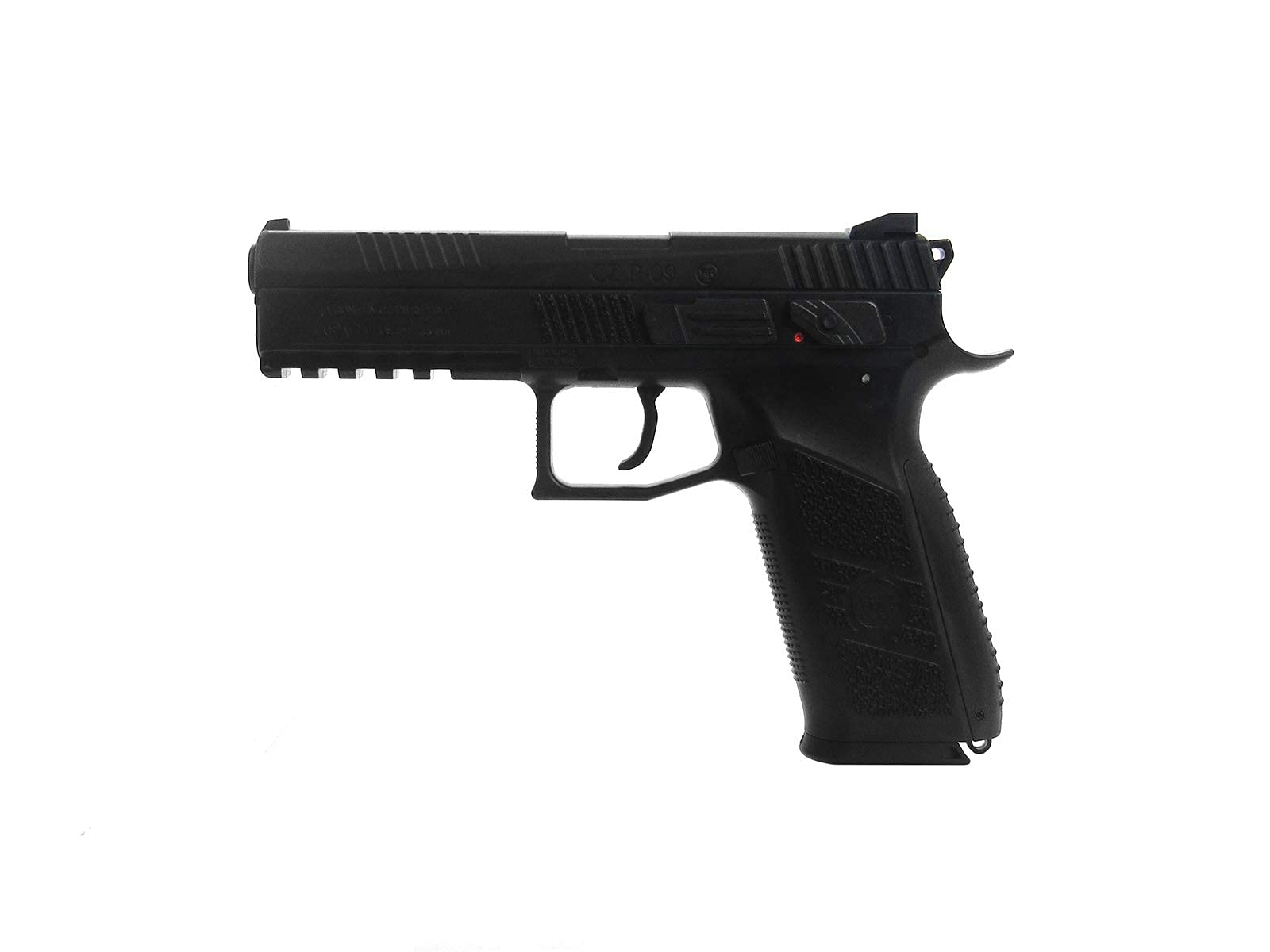 ASG CZ P-09 .177 Caliber Pellet & BB Gun Blowback Air Pistol - CO2 Powered Airsoft Pistol for Target Practice, Training & Outdoor Shooting Sports