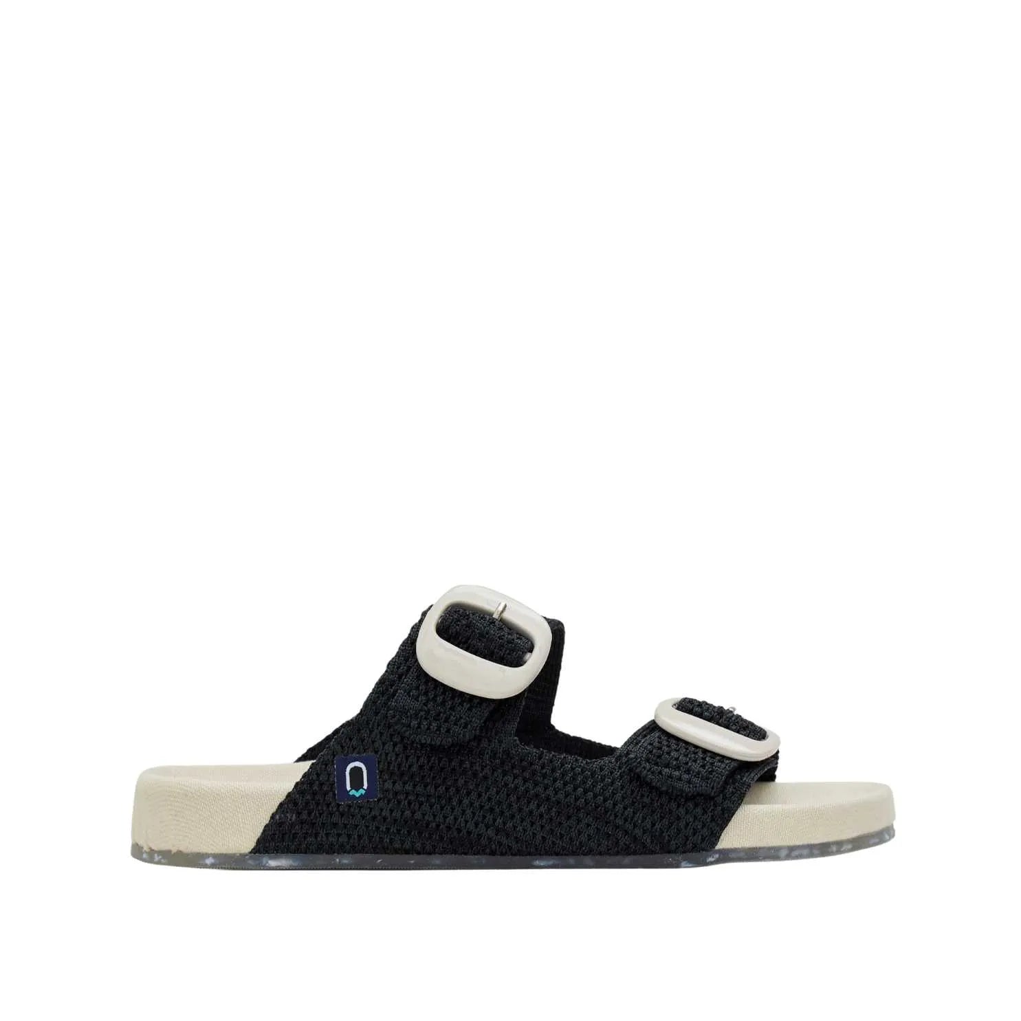 Women's Double Strap Slide Sandals - Soft Knit Fabric Comfortable Summer Shoes for Beach, Pool & Casual Wear | 1970 Cordelia Sequal