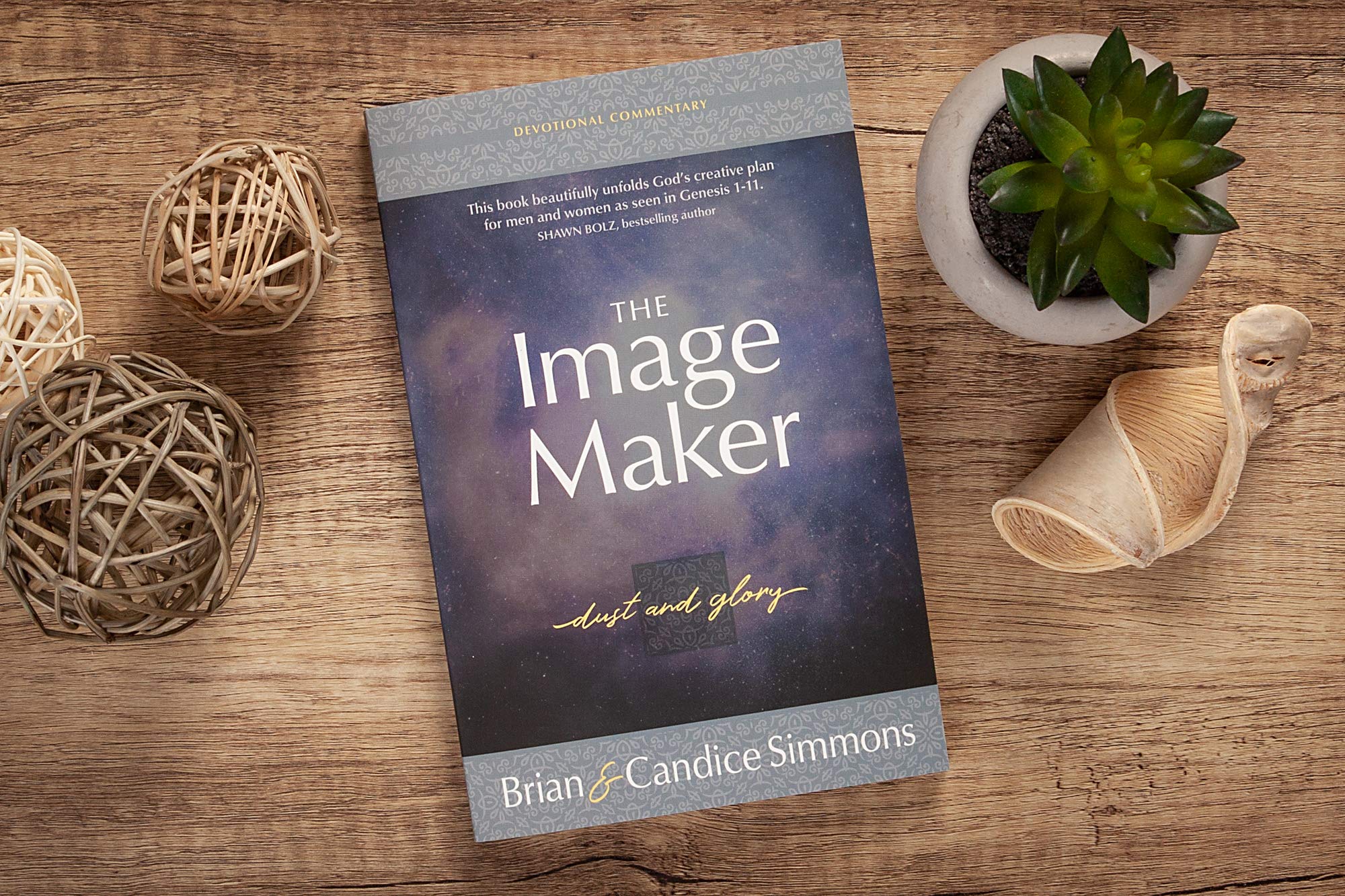 The Image Maker Devotional Commentary: Dust and Glory (Passion Translation, Paperback) – Volume 1 of 3 Bible Study Series | Daily Devotional for Spiritual Growth & Biblical Reflection