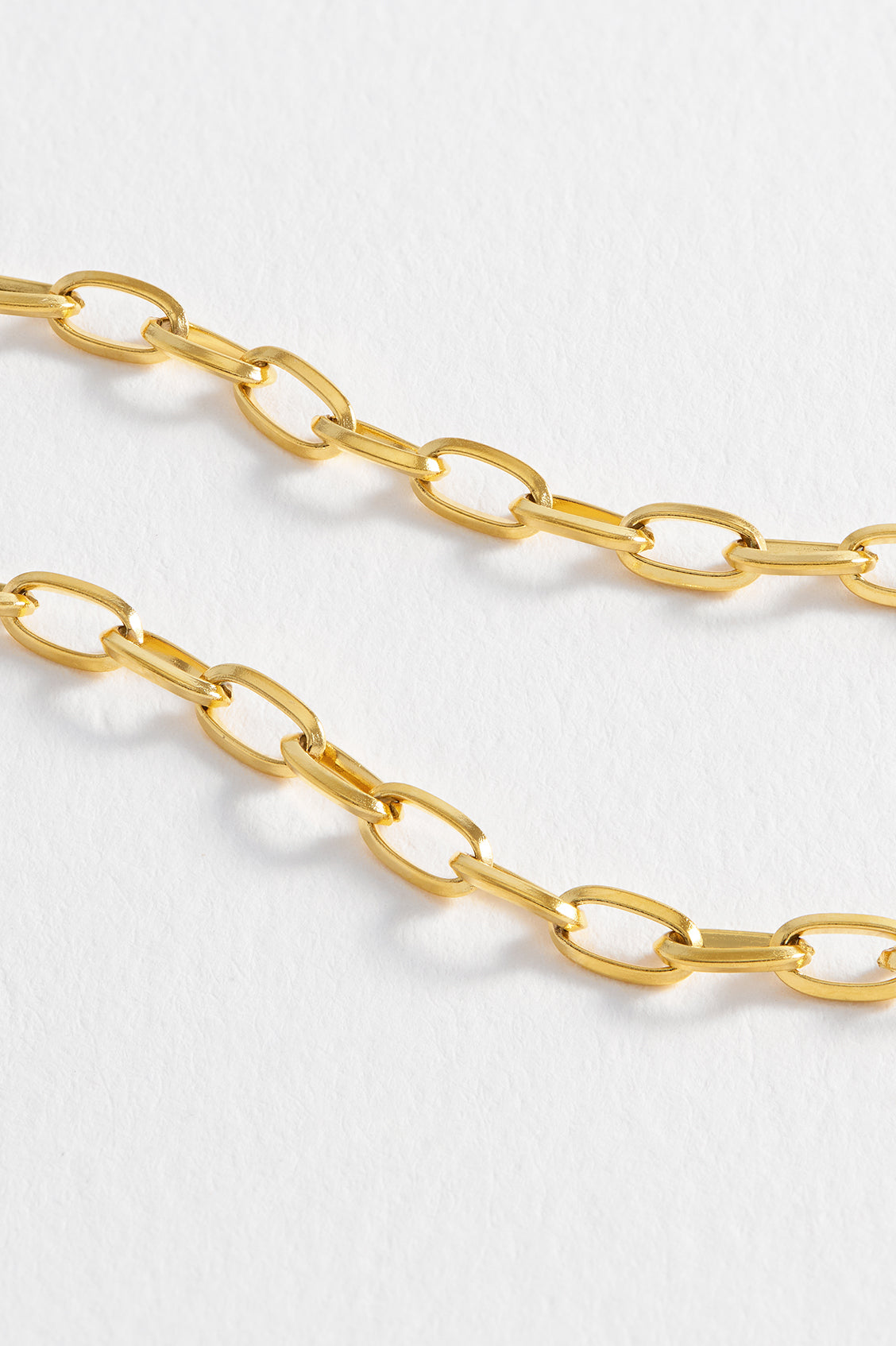 Stylish Men's Paperclip Chain Necklace - 18K Gold Plated Stainless Steel Trendy Hip Hop Jewelry for Casual Wear & Gifts