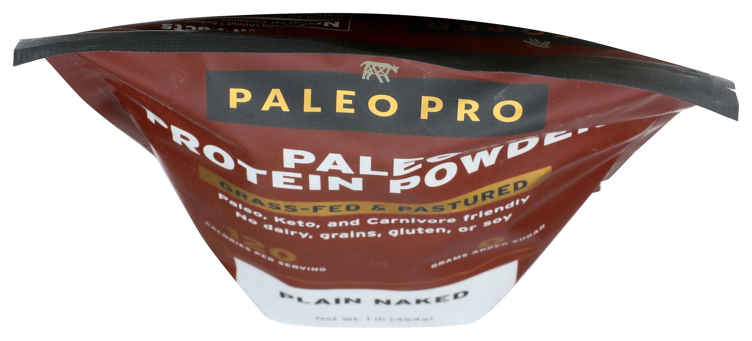 PaleoPro Grass-Fed Protein Powder - Pasture Raised, Cage-Free, Gluten & Dairy Free | No Sugar, Soy, Grains or Net Carbs | Paleo & Keto Friendly Protein Supplement - 15 Servings (16 oz, Unflavored) for Post-Workout Recovery & Healthy Lifestyle