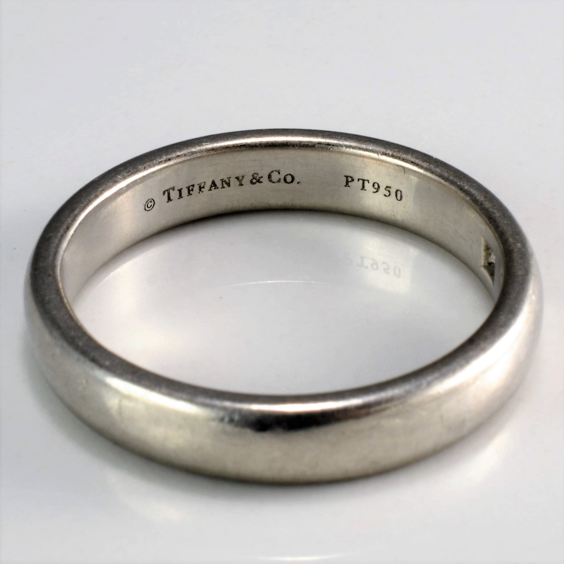 Tiffany & Co. Lucida Diamond Wedding Band in Platinum | 0.05 Carat Diamond Ring | Size 8.25 | Elegant Bridal Jewelry for Weddings & Anniversaries