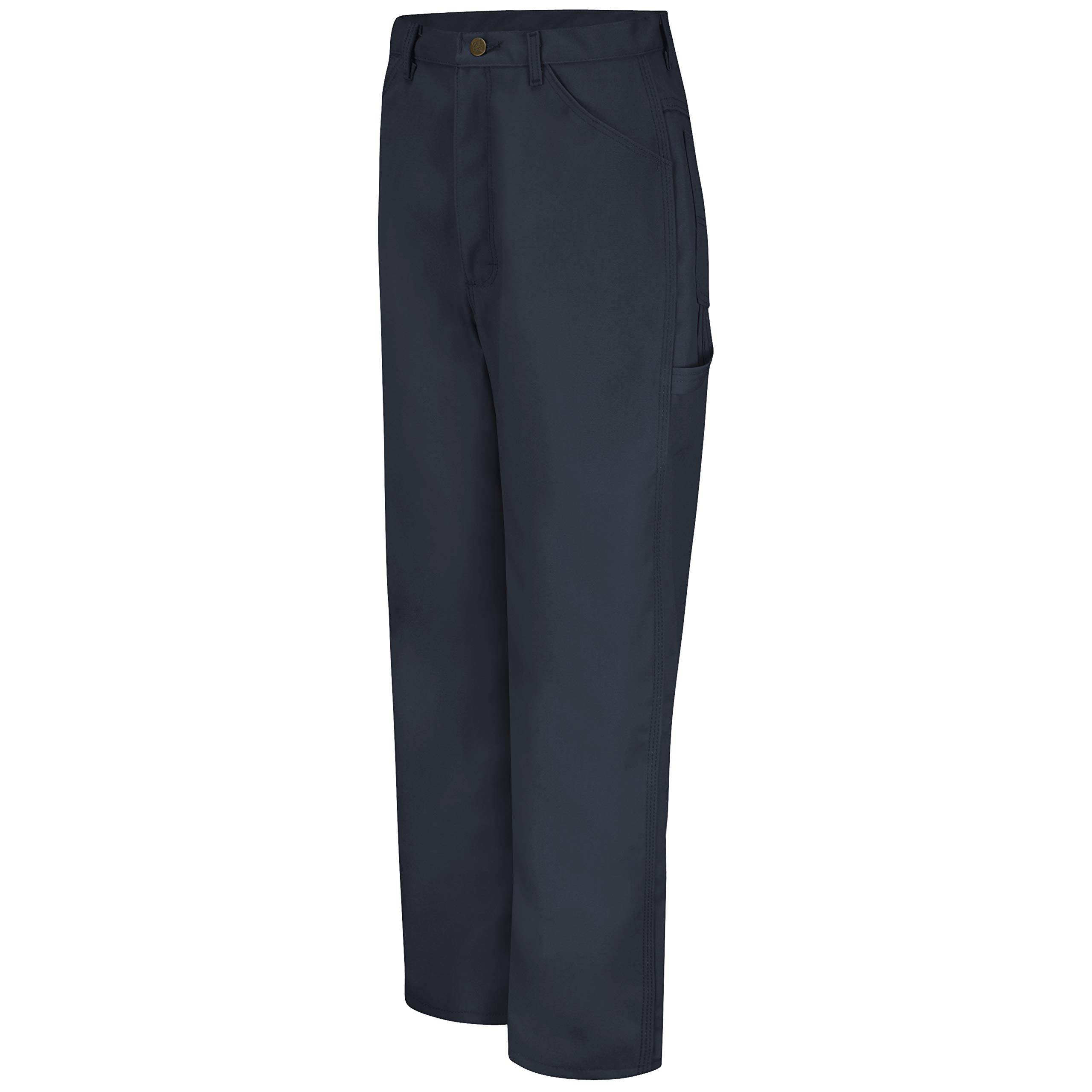 Red Kap Men's Duck Dungaree Work Pants - Durable Cotton Overalls for Construction, Farming & Heavy Duty Workwear