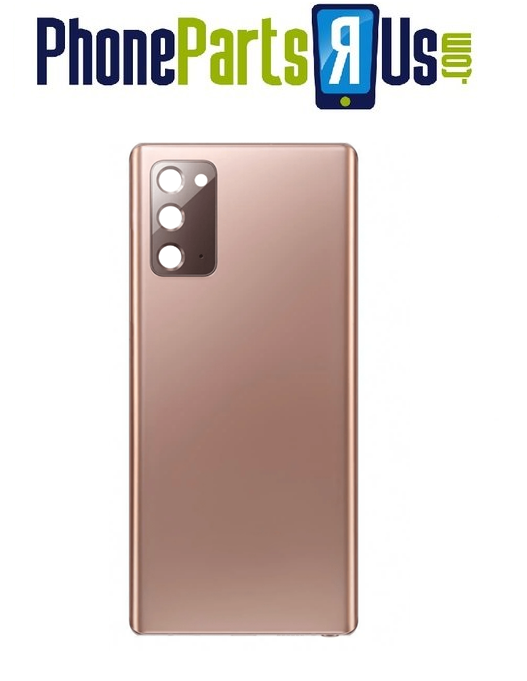 Original Samsung Galaxy Note 20 Back Glass Replacement with Camera Lens & Pre-Installed Adhesive - No Logo - Perfect for DIY Phone Repair & Protection