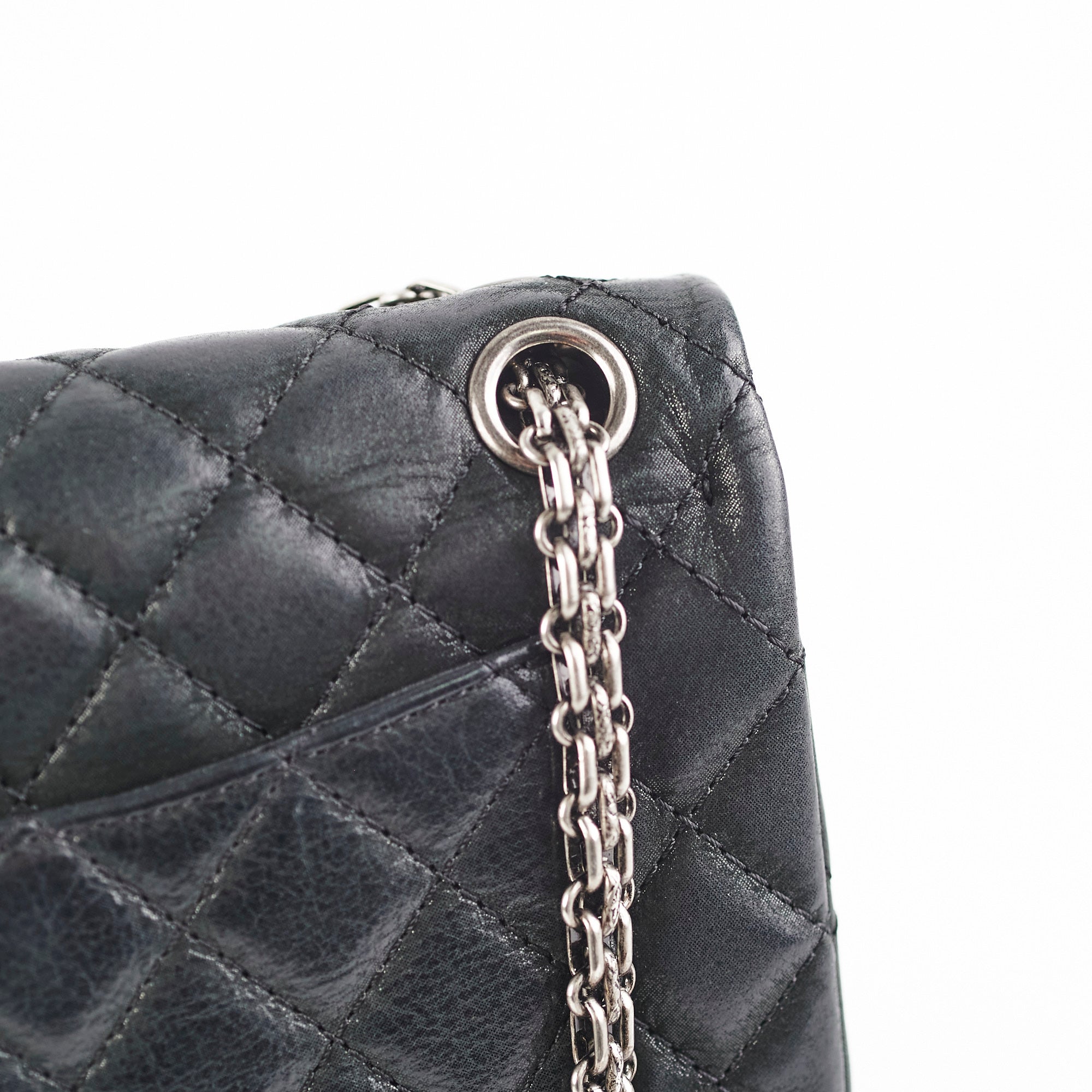 Chanel Mini Reissue 2.55 Black Leather Crossbody Bag - Luxury Designer Handbag for Women, Perfect for Evening Parties & Date Nights