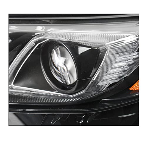 2018-2019 Toyota Camry L/LE/SE LED Projector Headlights - Black High Performance Headlamps for Night Driving & Off-Road Use