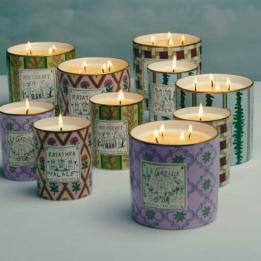 Ginori 1735 Profumi Luchino Scented Candle - Palazzo Centauro Luxury Home Fragrance for Living Room, Bedroom & Bathroom Decor