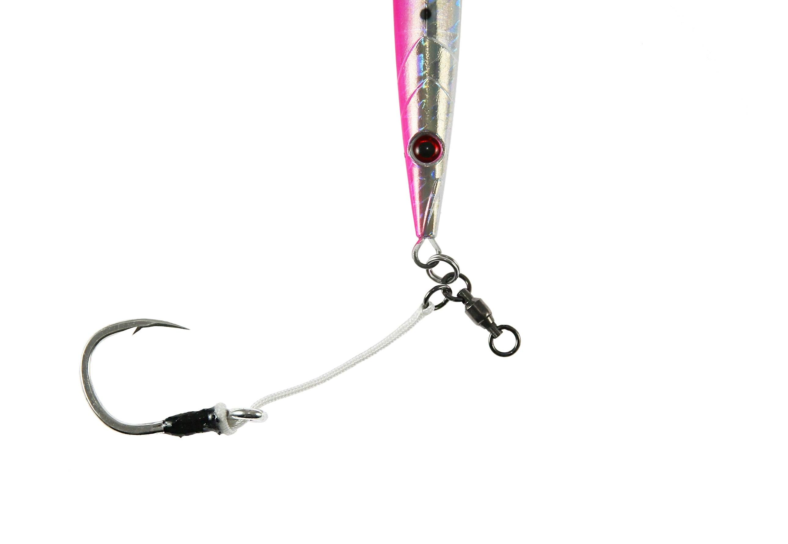 Jigging World Stainless Steel Vertical Jigging Swivel - Saltwater Fishing Lure for Tuna, Mahi Mahi & Grouper - Heavy Duty Offshore Fishing Gear for Deep Sea & Boat Fishing