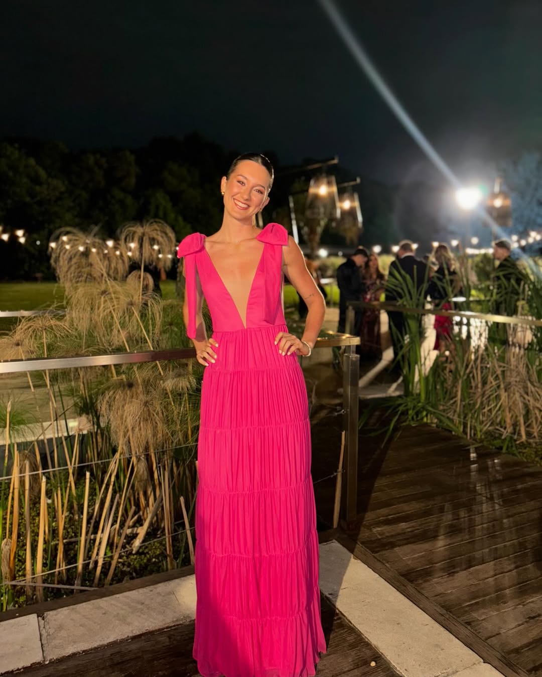 Elegant Hot Pink A-Line Long Prom Dress for Women - Formal Party Gown J5594 | Perfect for Homecoming, Prom Night, and Evening Galas