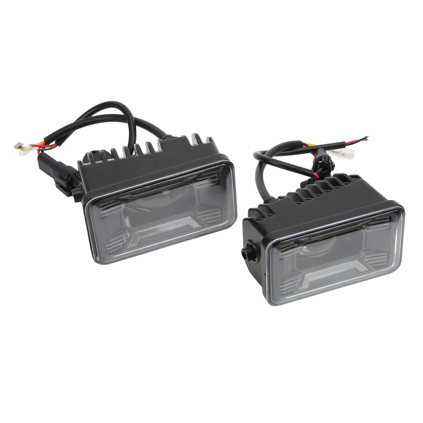 High Brightness LED Fog Lights - 2PCS Waterproof Rectangular Front Bumper Driving Lights for Cars | Durable & Abrasion Resistant | Perfect for Night Driving, Foggy Conditions & Off-Road Adventures