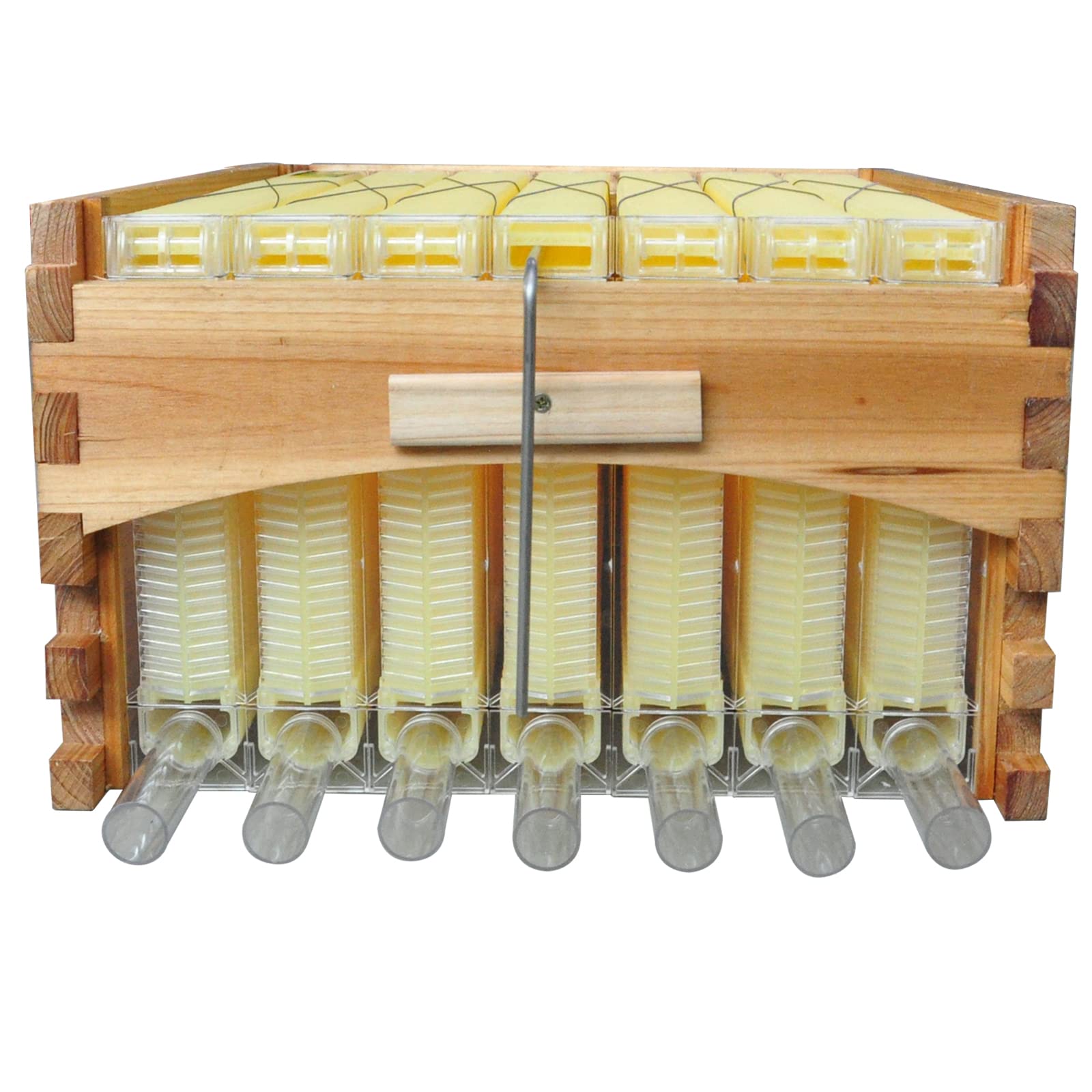 Golden Palace Auto Super Box - 7pcs Auto Super Frames Beekeeping Supplies | Premium Honey Super for Beehive | Perfect for Backyard Beekeepers & Honey Production