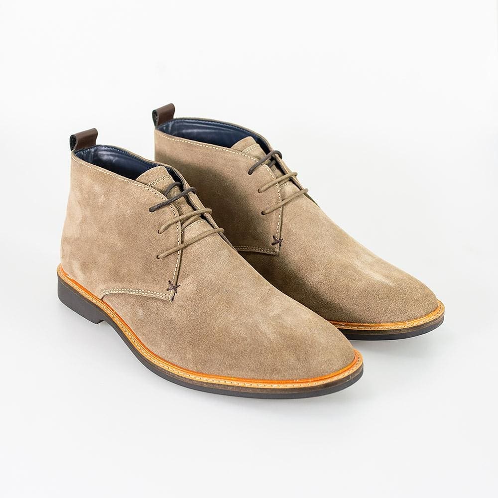 Cavani Sahara Men's Leather Boots - Premium Genuine Leather Ankle Boots for Men | Durable & Comfortable | Perfect for Outdoor, Work & Casual Wear