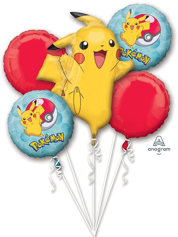 Pokemon Bouquet - Gorgeous Floral Arrangement with Pikachu & Friends for Birthdays, Anniversaries, and Special Occasions