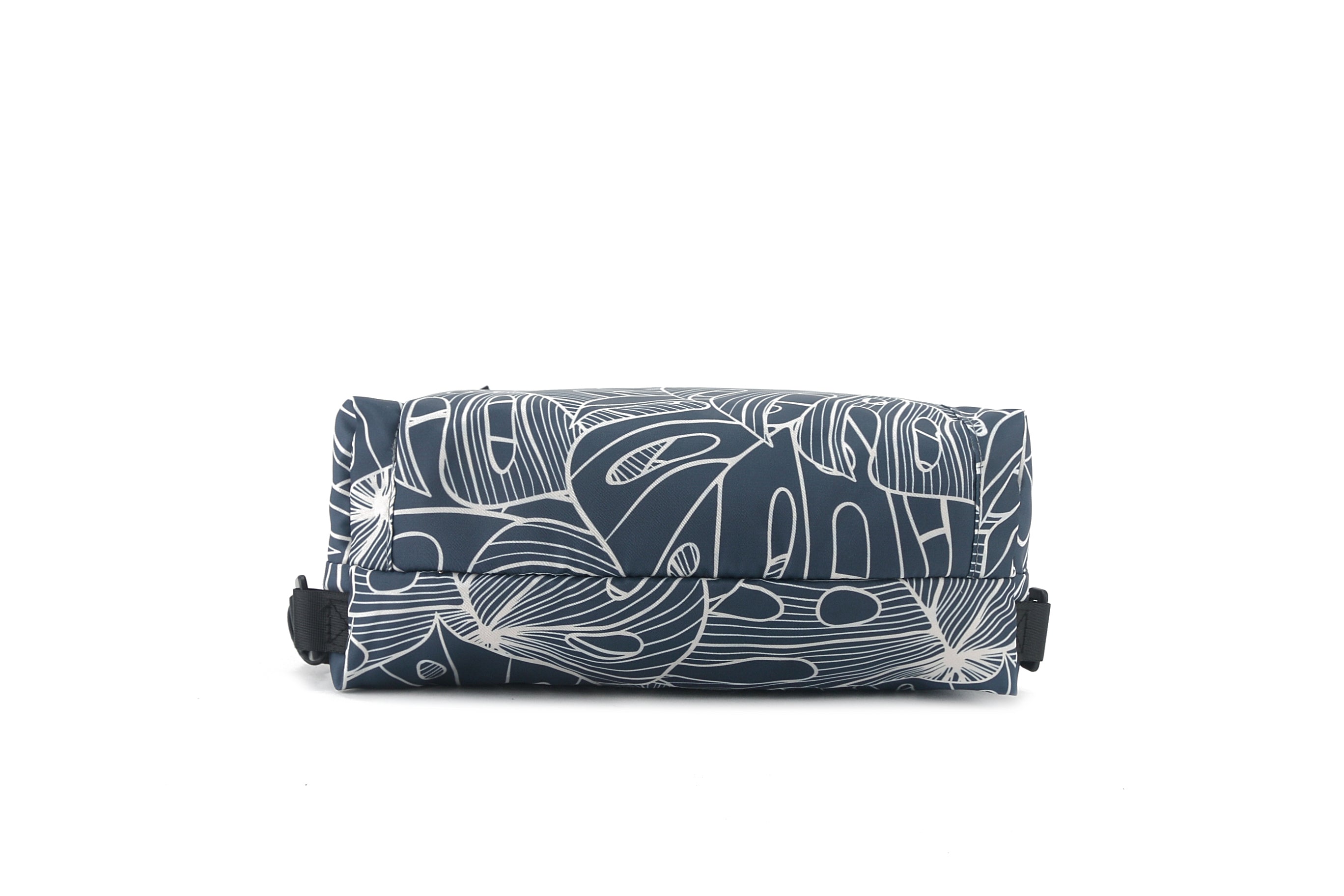 Kelly Monstera Lines Blue Backpack - Stylish & Durable School, Travel & Work Bag for Women & Men