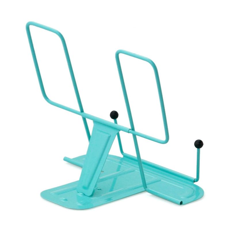 HIGHTIDE Metal Book Stand - Pink | Durable & Stylish Book Holder for Reading, Studying, and Office Use