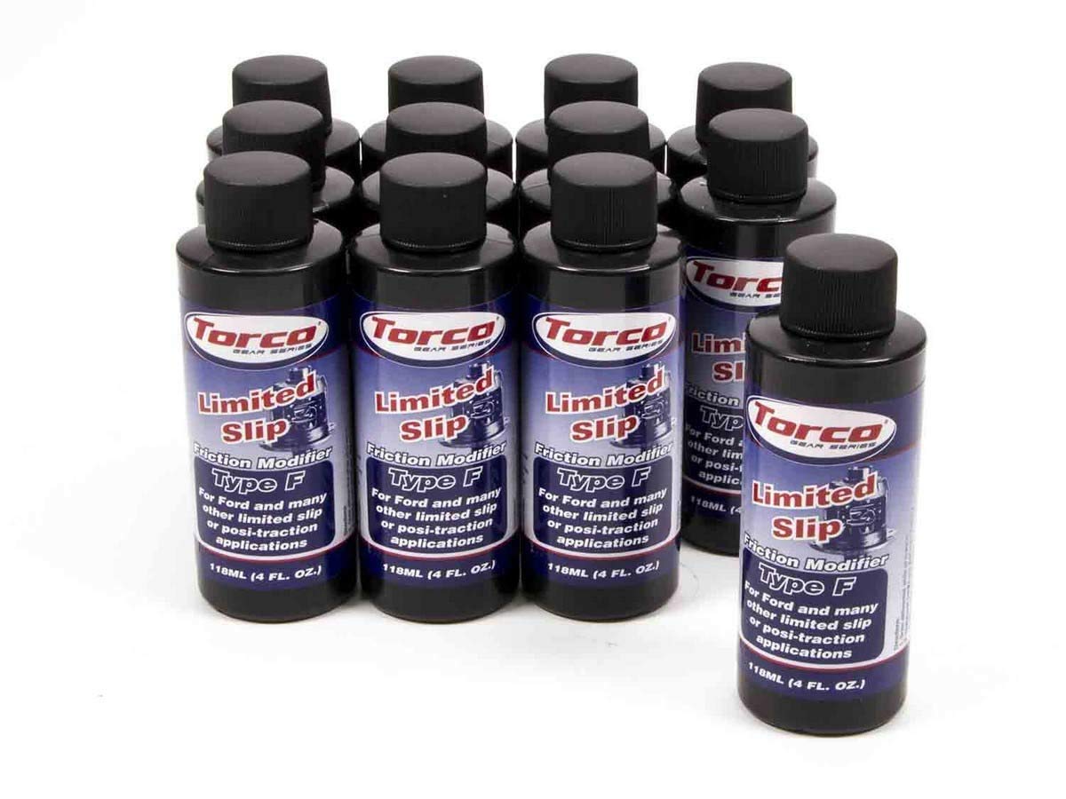 TORCO AFM0050J Type F Limited Slip Additive - 4 oz Bottle (Pack of 12) | High-Performance Gear Oil Supplement for Manual Transmissions & Differents | Ideal for Racing, Off-Road & High-Stress Driving Conditions