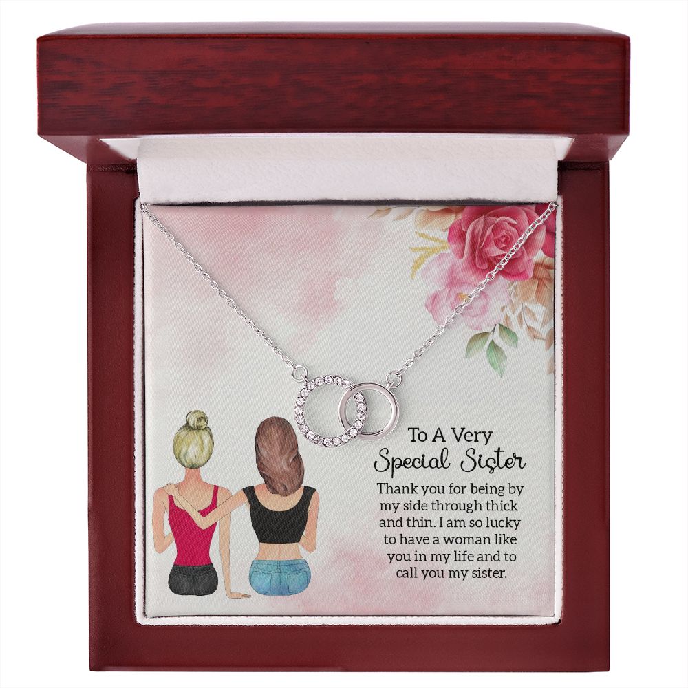 Soul Sister Perfect Pair Necklace - Best Birthday & Christmas Gift for Sister - Ideal for Sisterhood Celebrations, Anniversaries & Special Occasions