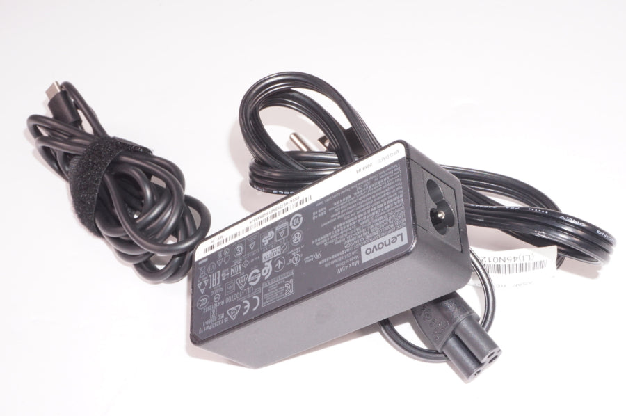 Original Lenovo 45W USB-C AC Adapter for 00HM661 Laptop - Fast Charging Power Supply - Perfect for Home, Office & Travel Use
