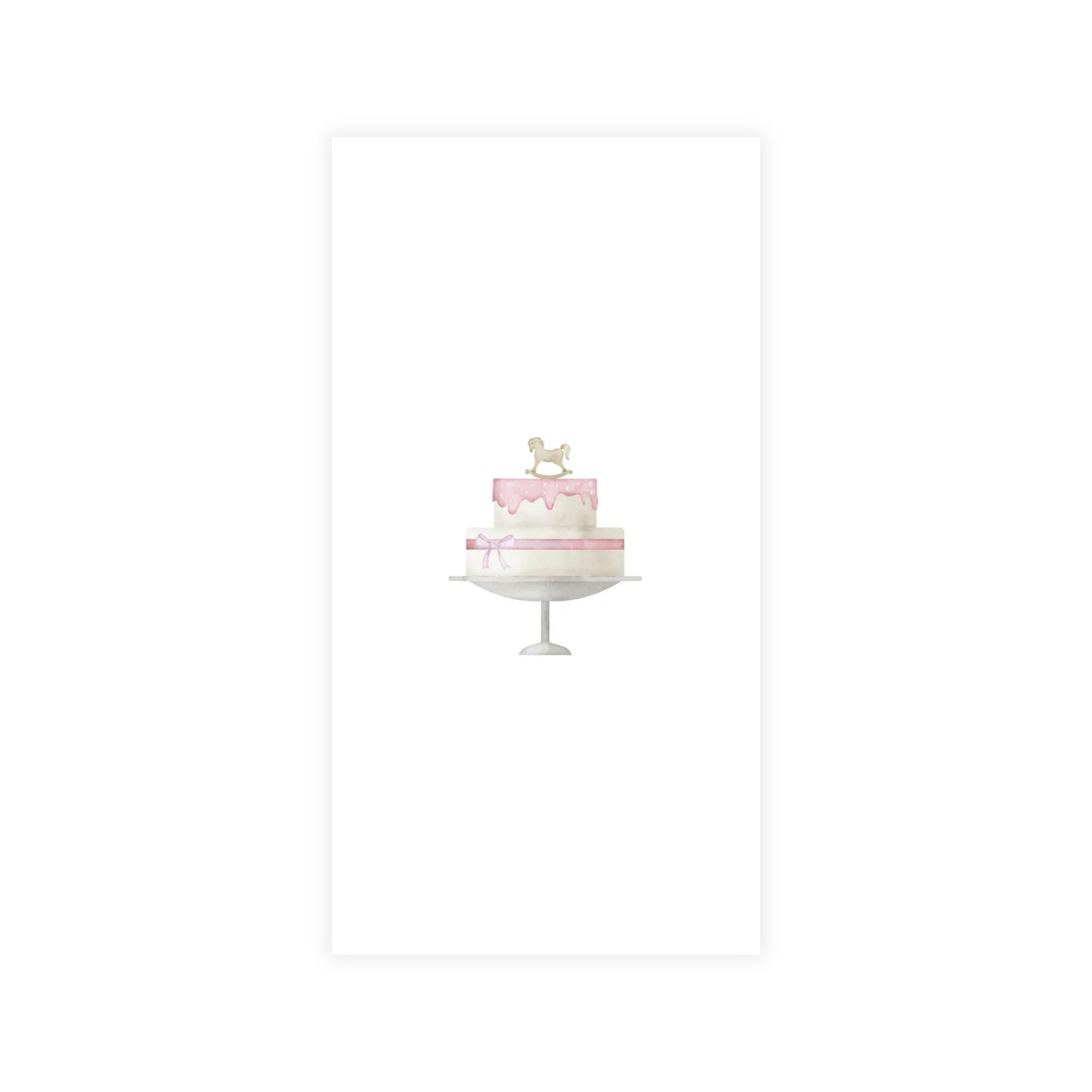 Premium Disposable Linen-Like Paper Guest Towels - 16 Pack, Soft Pink - Perfect for Weddings, Baby Showers & Cake Decorating