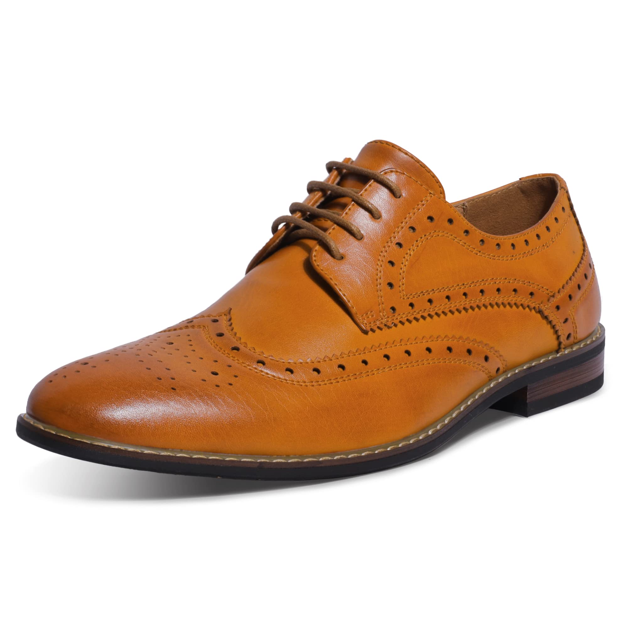 Men's Formal Cap Toe Oxford Dress Shoes - Comfortable Business & Wedding Shoes for Men - Perfect for Office, Interviews & Special Occasions
