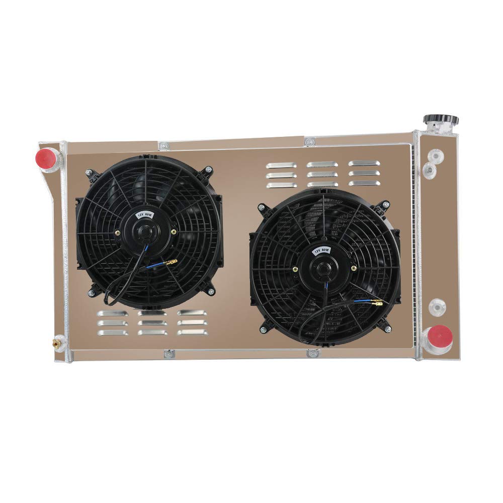 1967-1972 Chevy C/K C10 C20 C30 K10 Pickup Truck 3 Row Aluminum Radiator Fan Shroud - Perfect for Engine Cooling & Restoration Projects