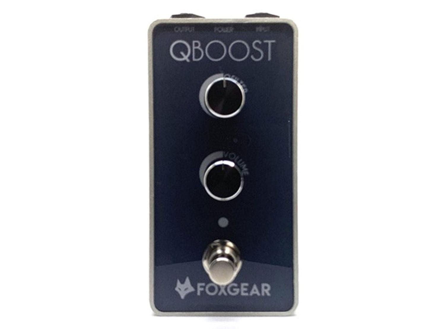Foxgear Q-Boost Guitar Effect Pedal - Professional EQ Booster for Electric Guitar - Perfect for Live Performances & Studio Recording