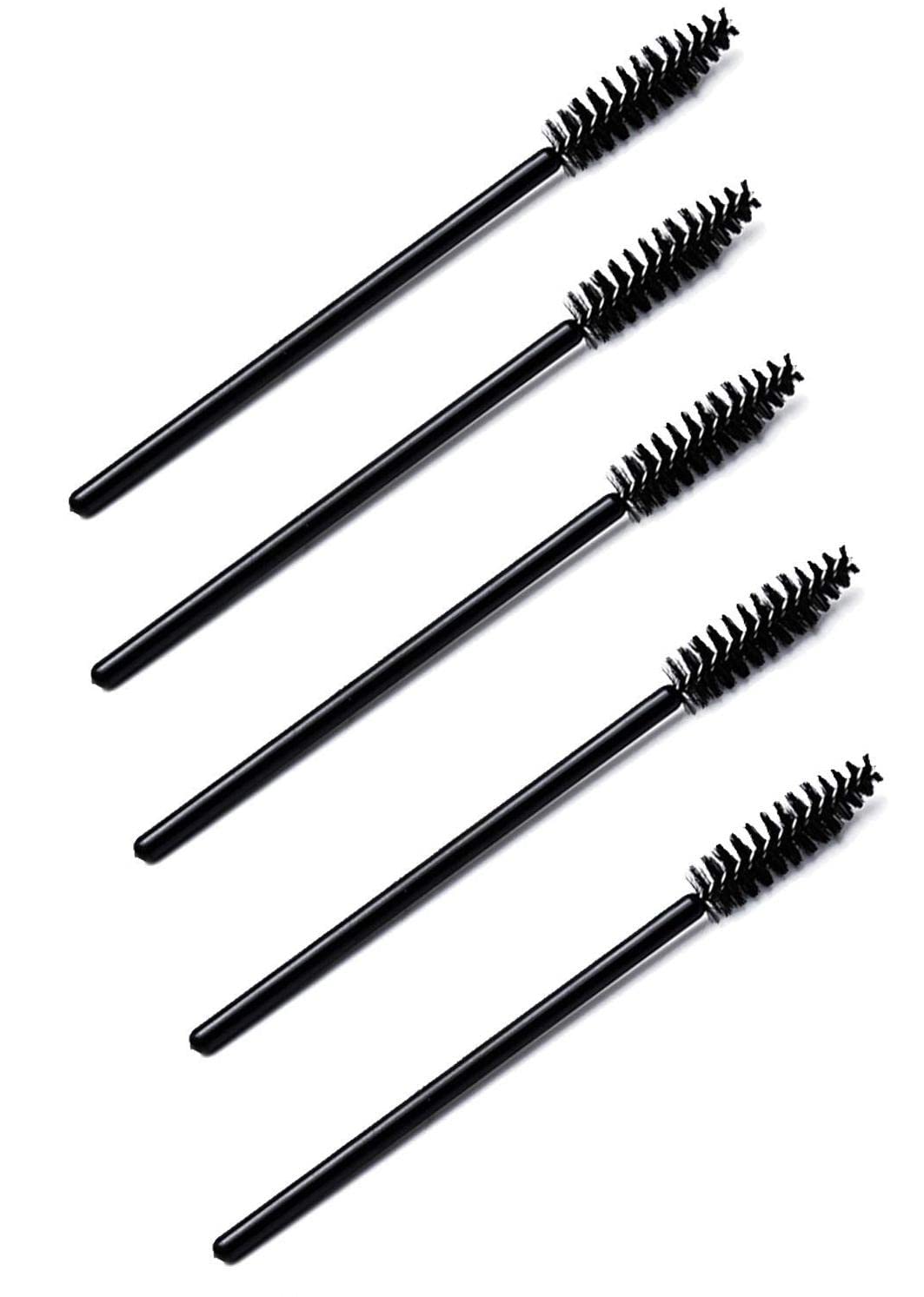 MAPPERZ Disposable Mascara Wands - 20 Pack Black Eyelash Extension Brushes for Professional Makeup, Eyebrow Tinting & Lash Lifting - Perfect for Salons, Home Use & Travel