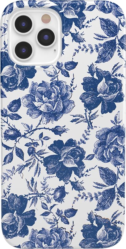 Rose to Fame | Blue & White Rose Floral