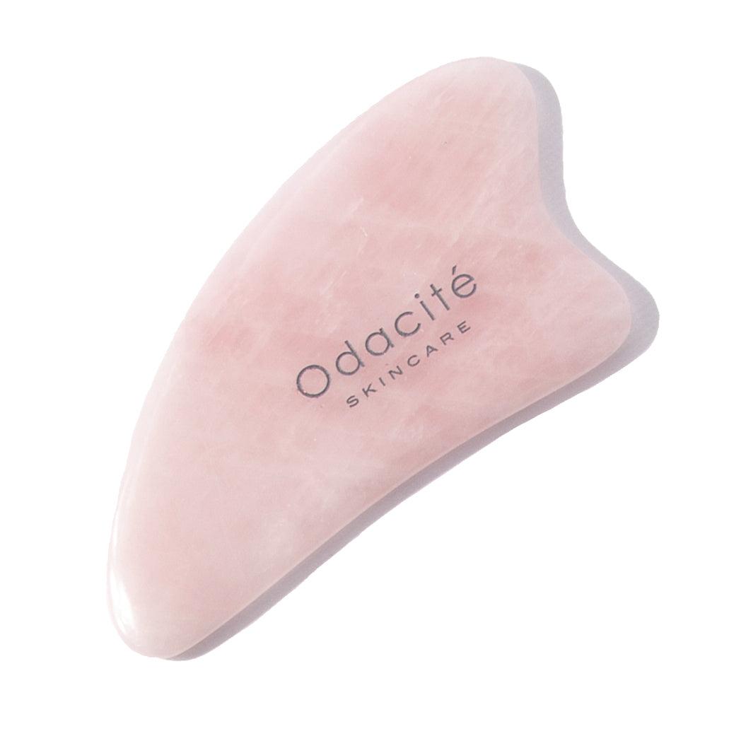 Rose Quartz Gua Sha Stone - Natural Crystal Facial Massage Tool for Glowing Skin | Relaxation & Anti-Aging Skincare Routine | Perfect for Home Spa & Self-Care