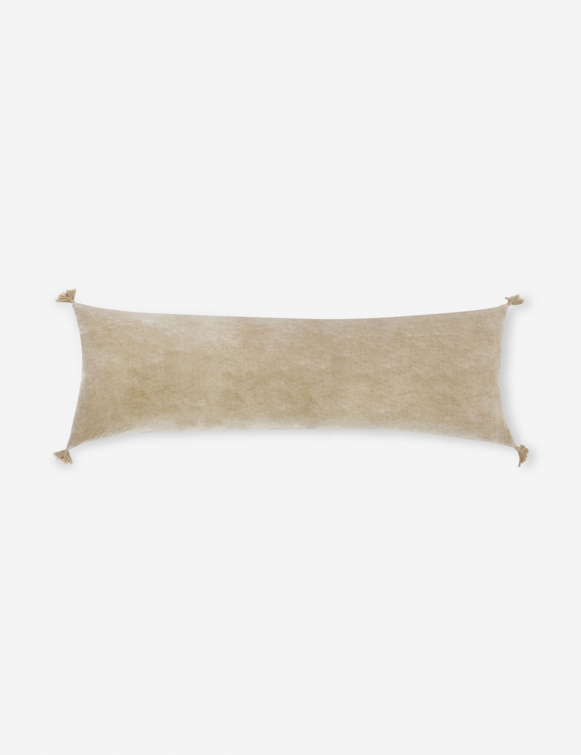 Luxury Bianca Velvet Throw Pillow Covers - Soft Decorative Cushion for Sofa, Bed & Home Decor - Elegant Living Room & Bedroom Accent Pillow by Pom Pom at Home