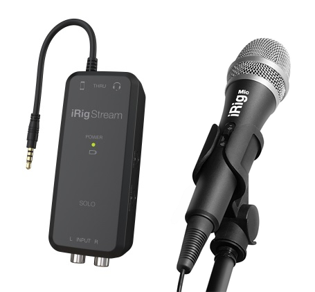 IK Multimedia iRig Stream Solo - Professional Audio Interface for Live Streaming & Recording | Perfect for Podcasting, Gaming & Music Production