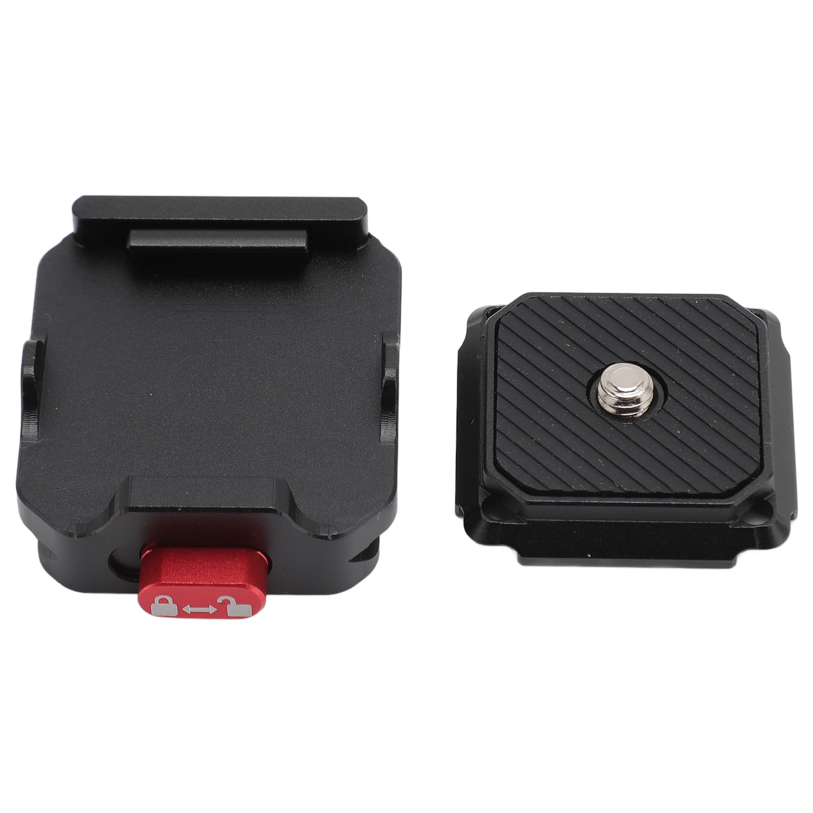 Quick Release Plate for DSLR Cameras - Aluminum Camera Mount Adapter for Tripods, Stabilizers & Ball Heads - Secure & Durable for Photography & Videography