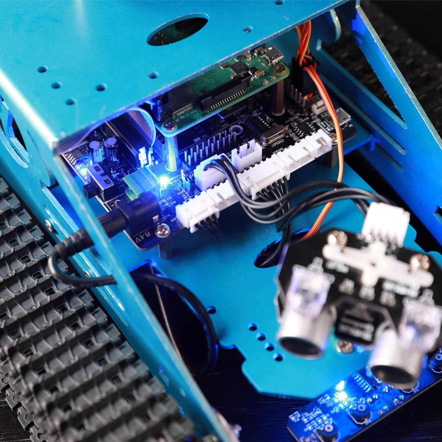 Yahboom AI Robot Kit with Raspberry Pi 4B (4GB) - Programmable Smart Tank Chassis, Camera Starter Kit for Python Coding, DIY Robotics & STEM Projects for Adults 16+ | Perfect for Home Automation, STEM Education & AI Learning