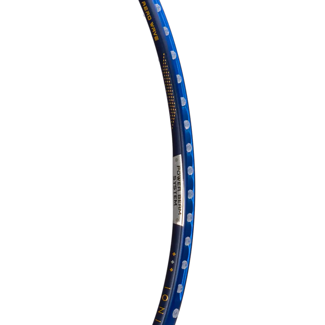 HNDRD Ioniq 80 Badminton Racket - Pre-Strung Carbon Fiber Badminton Racquet for Advanced Players | Perfect for Tournaments, Training & Outdoor Games
