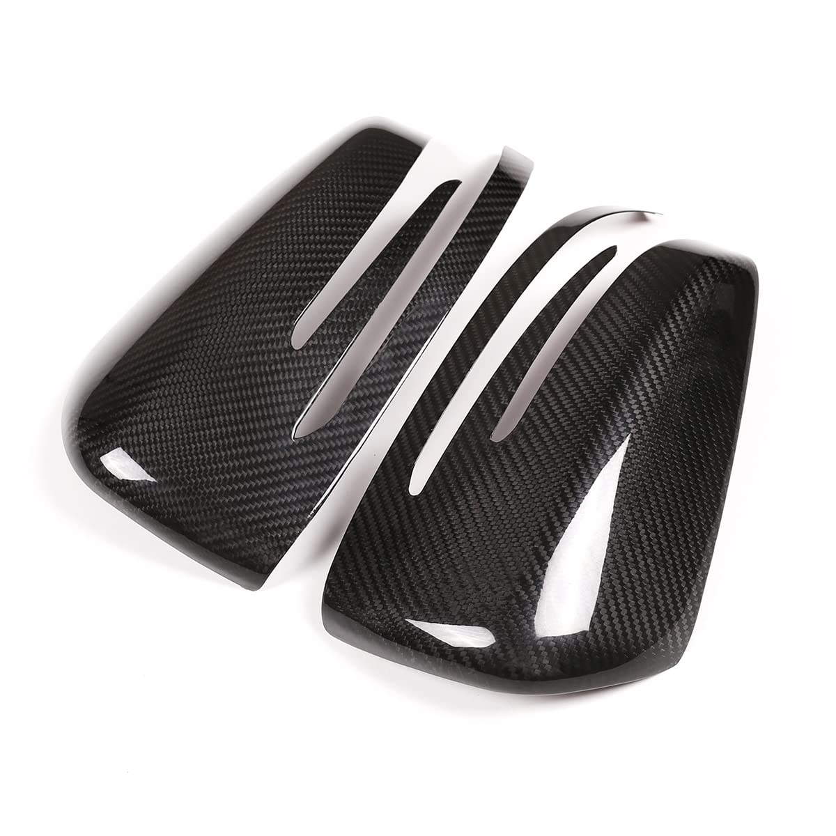 Real Carbon Fiber Mirror Caps for Mercedes C/E/A Class W204 W176 W212 GLA X156 CLA W117 CLS W218 - Side Rearview Mirror Cover Stickers & Protective Accessories - Upgrade Your Luxury Car's Style & Protection