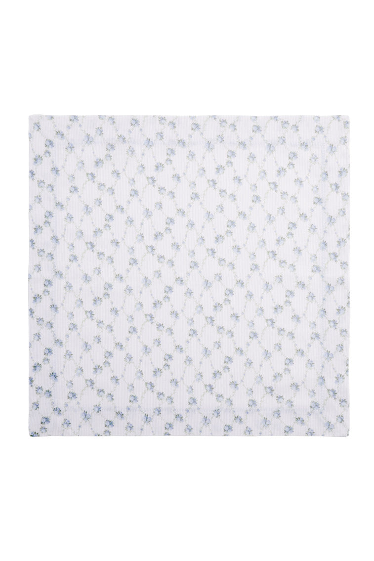 Elegant Floral Napkins Set of 4 - Premium Cotton Table Linens for Dinner Parties, Weddings & Home Decor