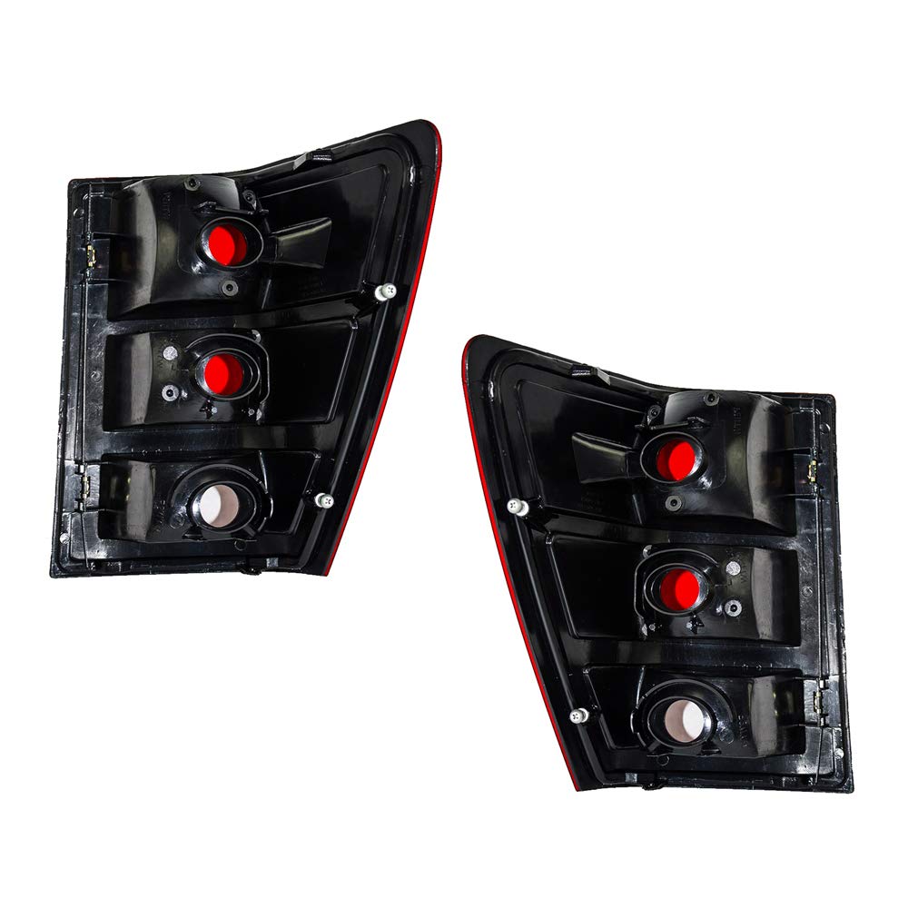 EPIC LIGHTING OE Style Replacement Rear Brake Tail Lights Assembly for 2005-2006 Jeep Grand Cherokee - Left Driver & Right Passenger Sides Pair - Durable LED Lights for Enhanced Safety & Night Visibility - Perfect for Off-Roading, Daily Commuting & Car Upgrades