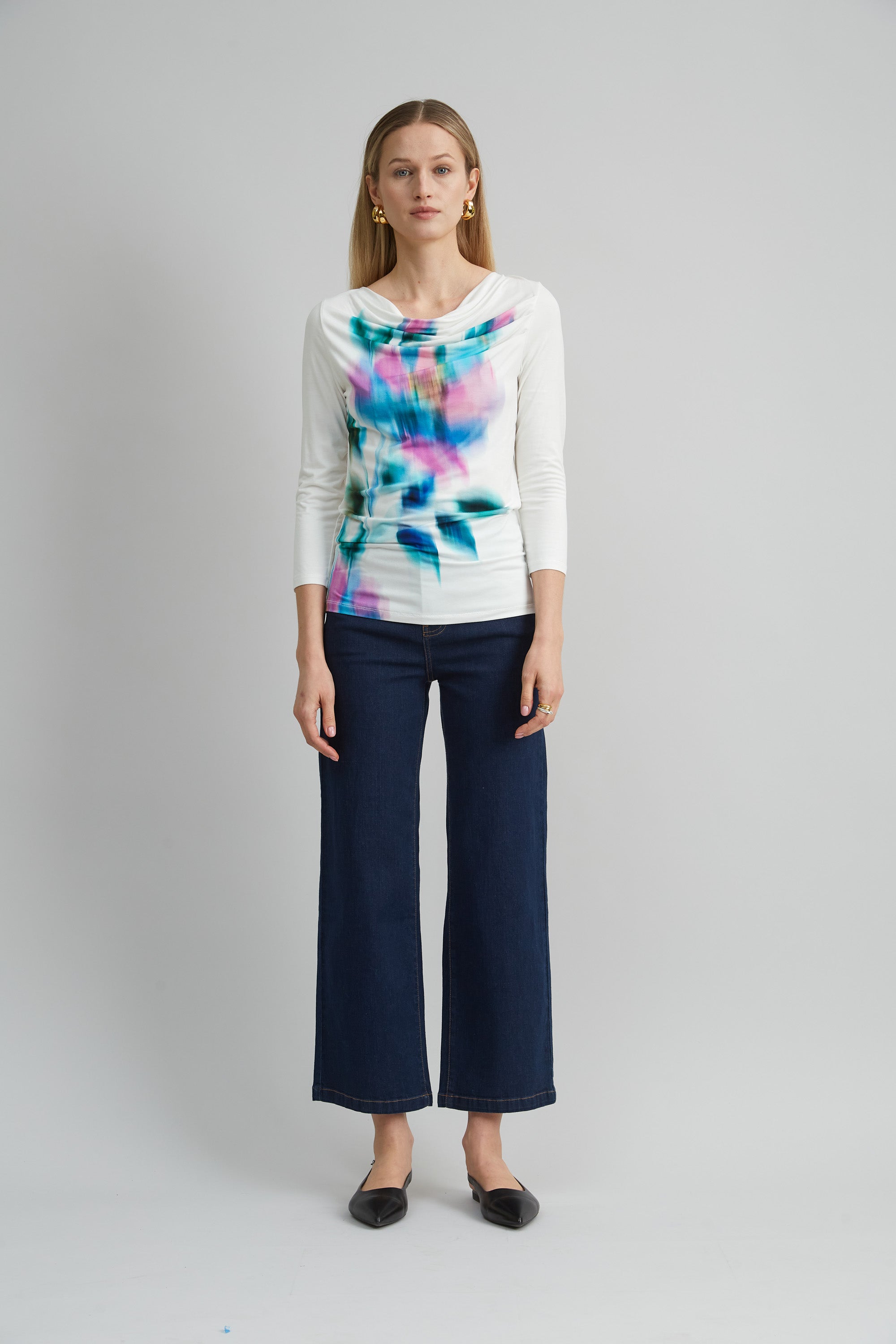 Milano Draped Knit Sweater - Women's Elegant Casual Pullover for Fall & Winter | Perfect for Office, Date Night & Weekend Outings
