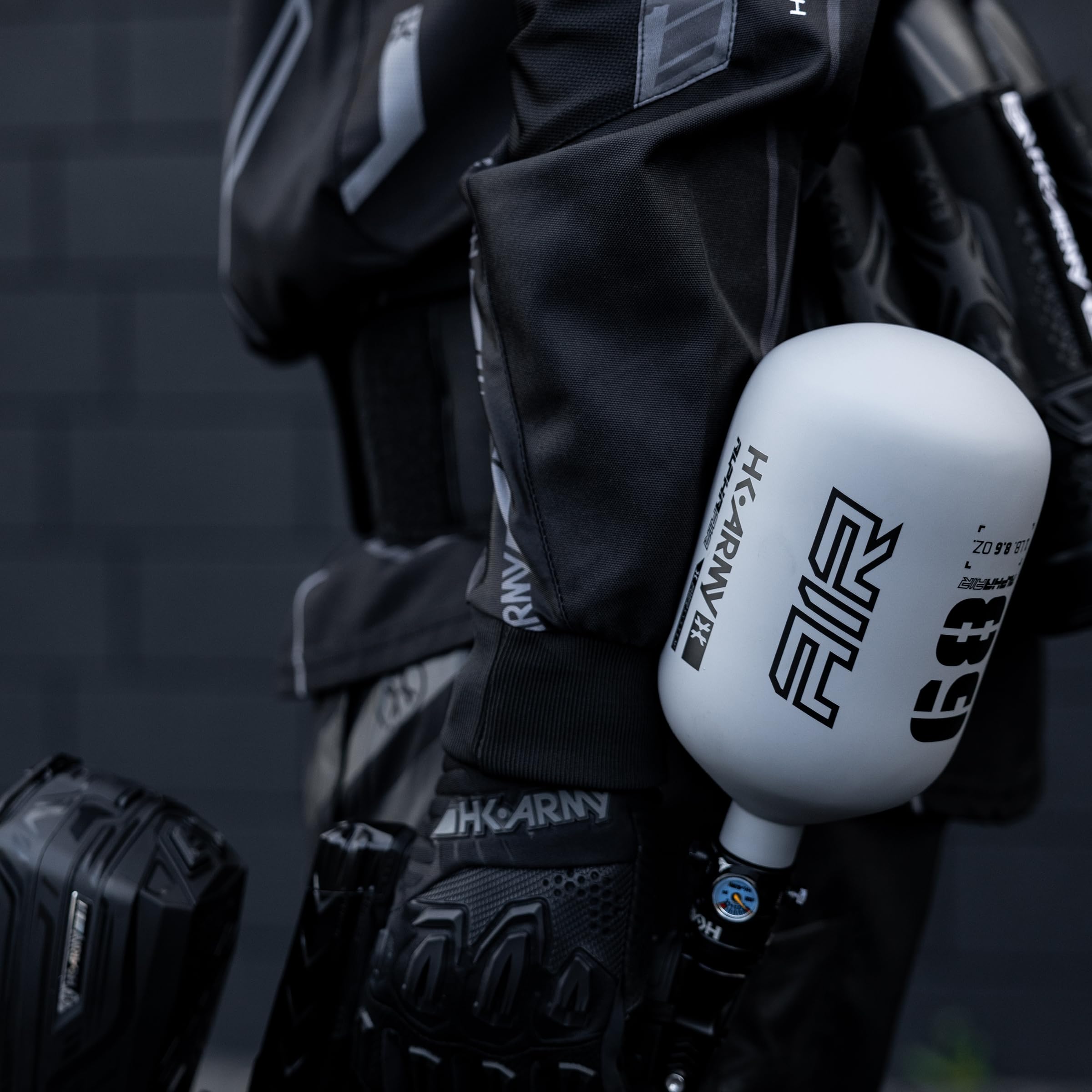 HK Army HPA Paintball Tank - Lightweight Pro Alpha Air Carbon Fiber Compressed Air Tank PRO Reg 4500psi - Perfect for Tournament Play & Outdoor Paintball Games