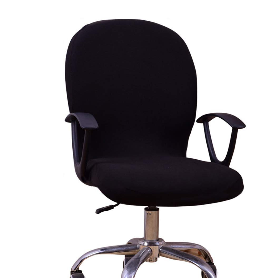 LUCACO Stretchable Swivel Chair Cover - Washable & Removable Office Chair Slipcover for Home & Computer Desk - Perfect for Home Office, Gaming & Study Room Decor